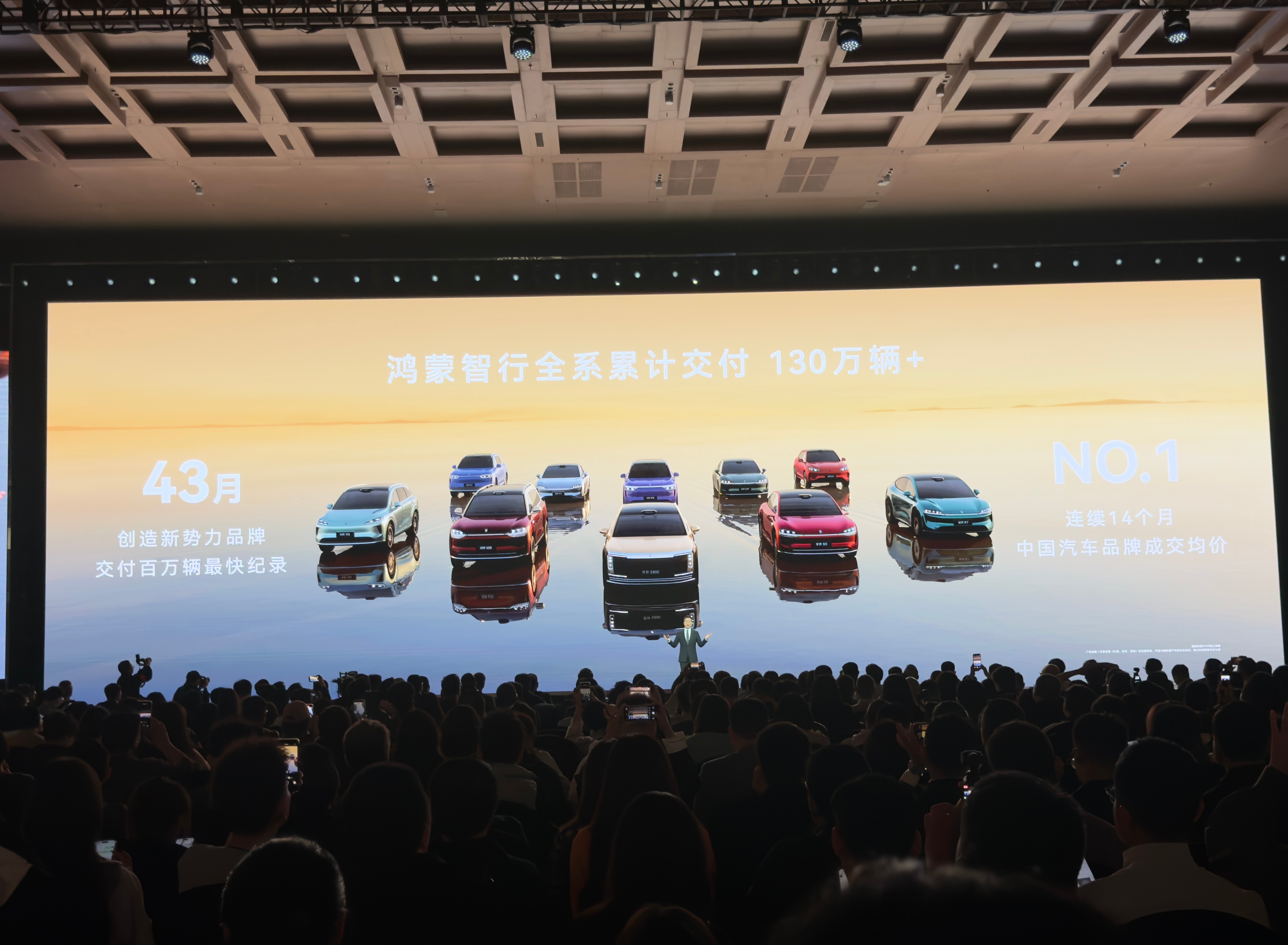鸿蒙智行销量突破130万！🚀今天还有多款新车登场，势头持续走高华为春季全场景新