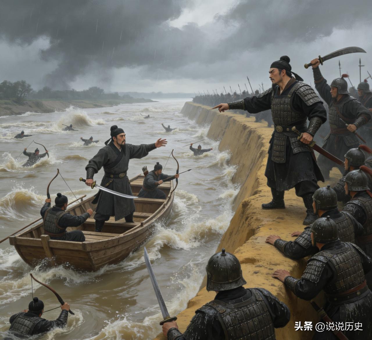 公元263年，魏国大军攻破成都。庞德之子庞会冲进关羽后人的府邸，刀光血影之中，关