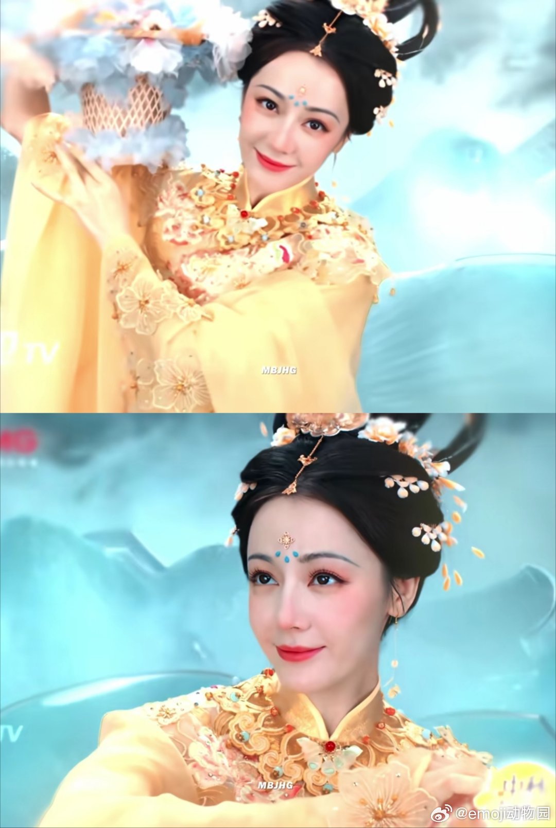 疑似陈红点赞黄景瑜陈飞宇对比博陈红迪丽热巴都扮过嫦娥，你更pick哪个？ 