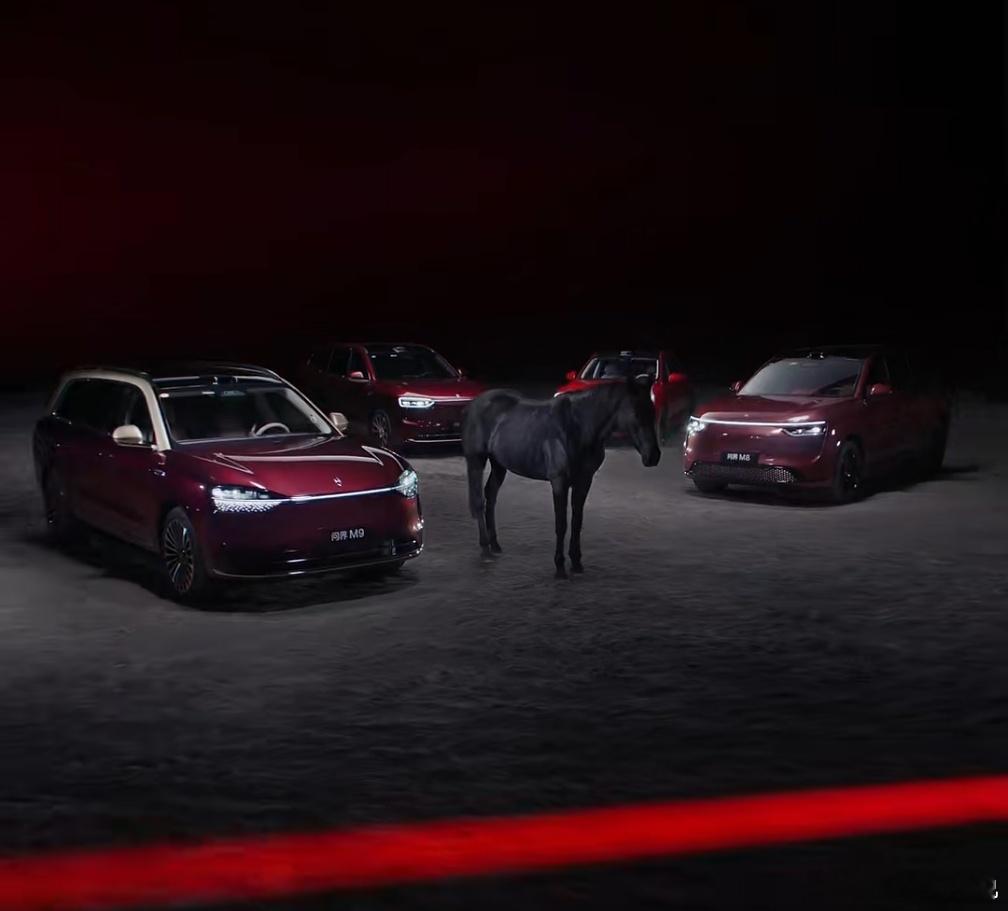 问界M6开始预热了余承东说问界M6春天见然后视频里和5789一起的6是一匹黑马，