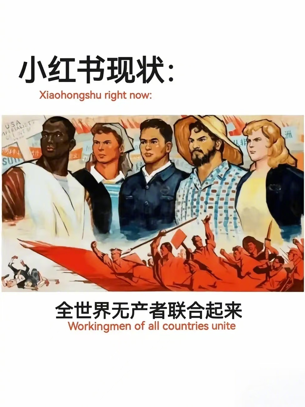 这几天的小红书梗图。 