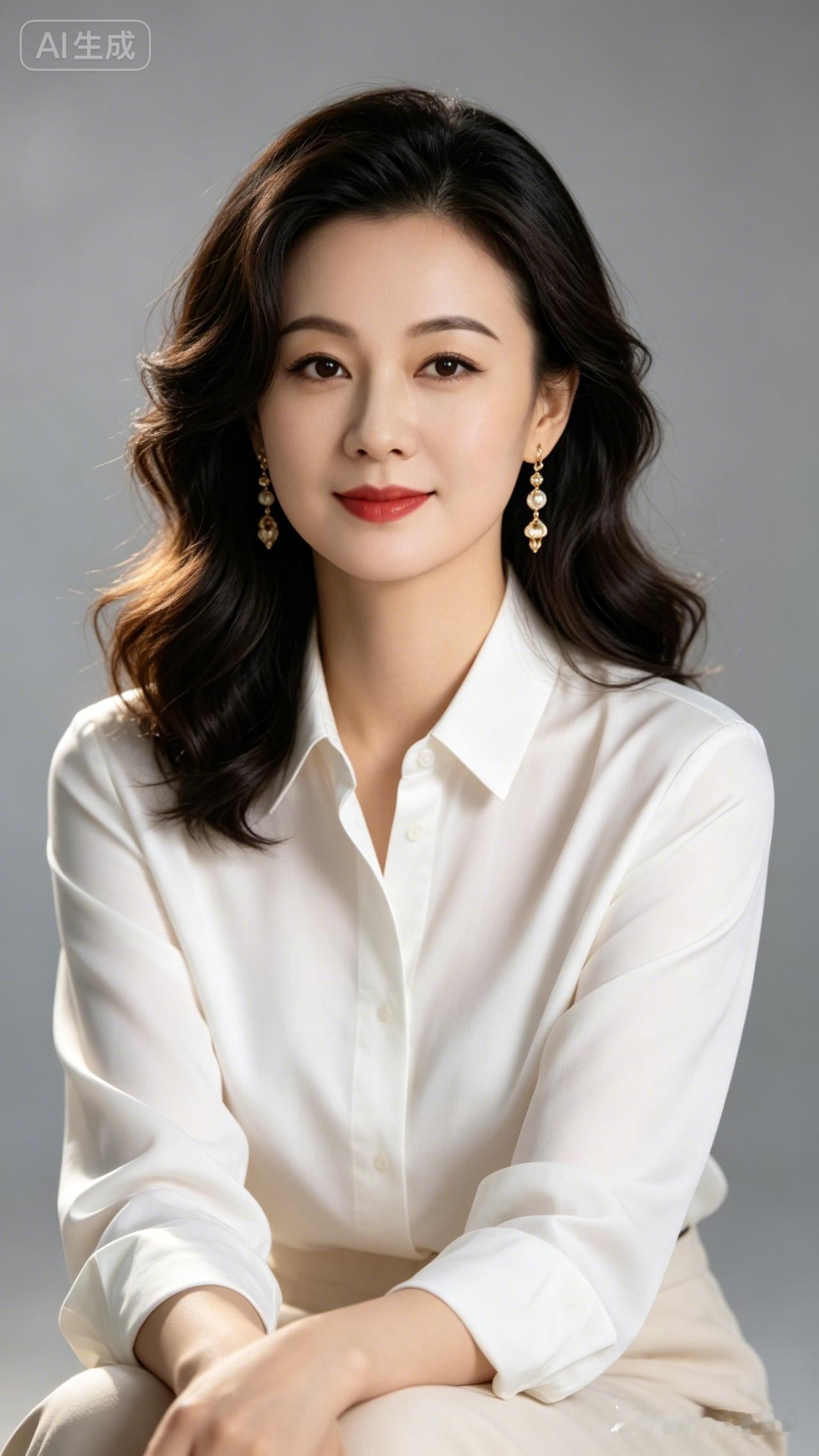 优雅白衬衫，自信女神范儿💄✨