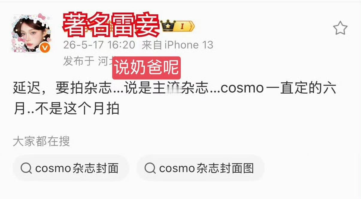 急得镭妾快马加鞭给奶爸编了个杂志 