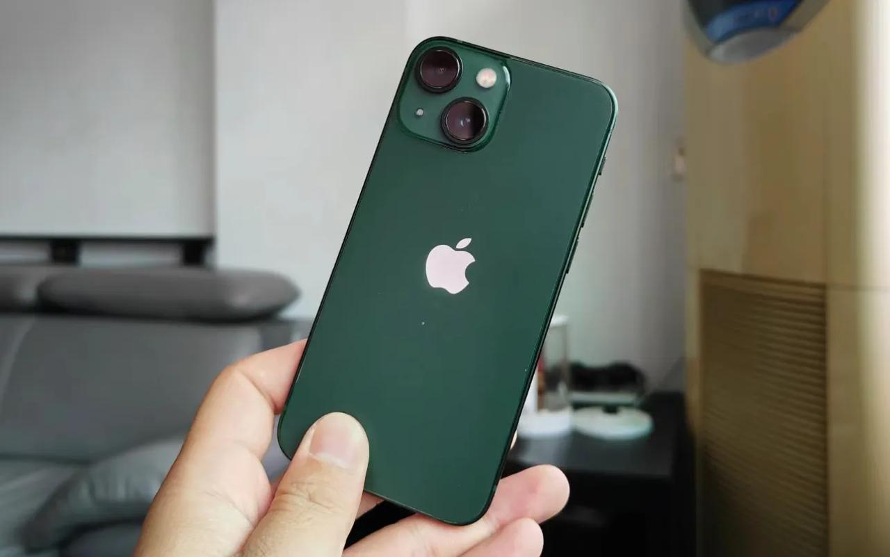 很少见到身边有人用iPhone 13 Mini，今天正好碰见一个。

因为之前一