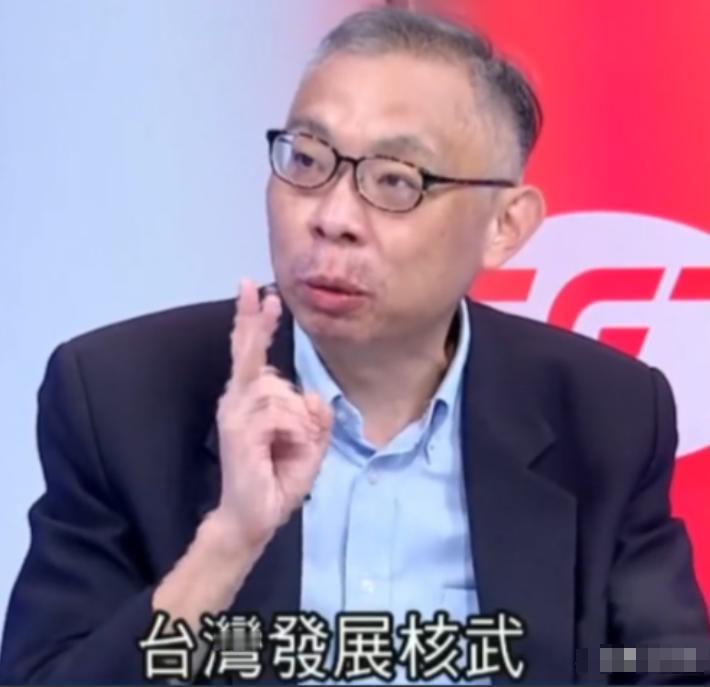 “如果中国大陆听到台湾造出核武器，会被吓得睡不着觉，因为台湾使用核武器的唯一地方