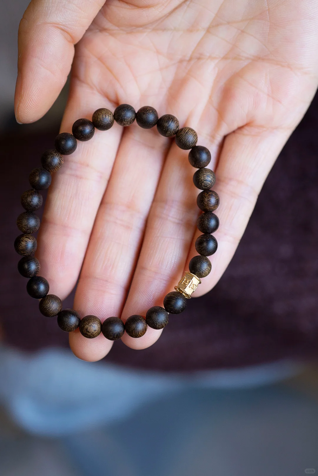 文莱老料6mm手串，搭配“六字真言”转运珠 🙏