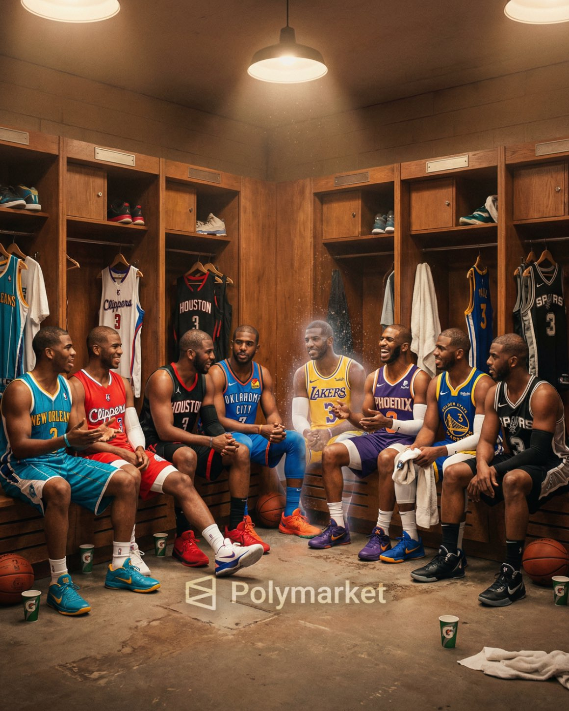 保罗正式宣布退役克里斯-保罗宣布退役，这个图做得很巧妙，湖人版保罗成为永远的意难