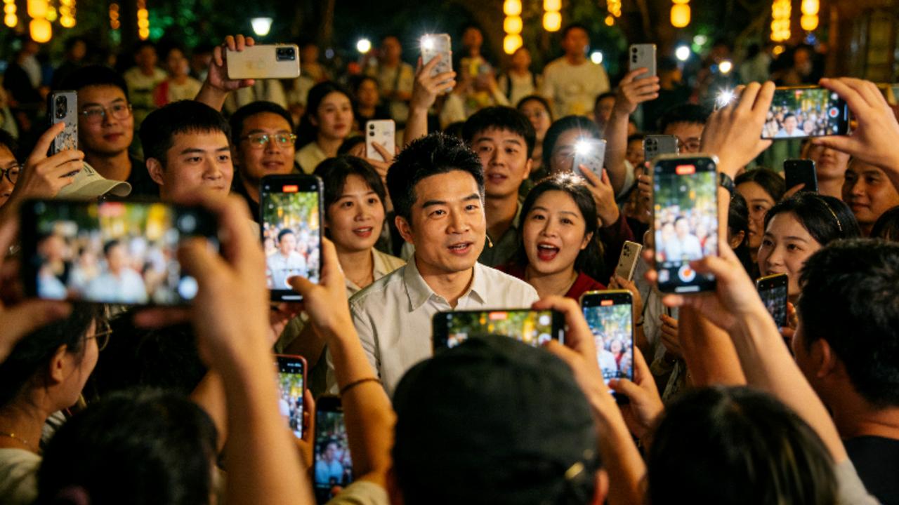 里三层外三层！董宇辉青秀山遇硬核热情，南宁文旅凭这波热度出圈
 
1月29日晚，