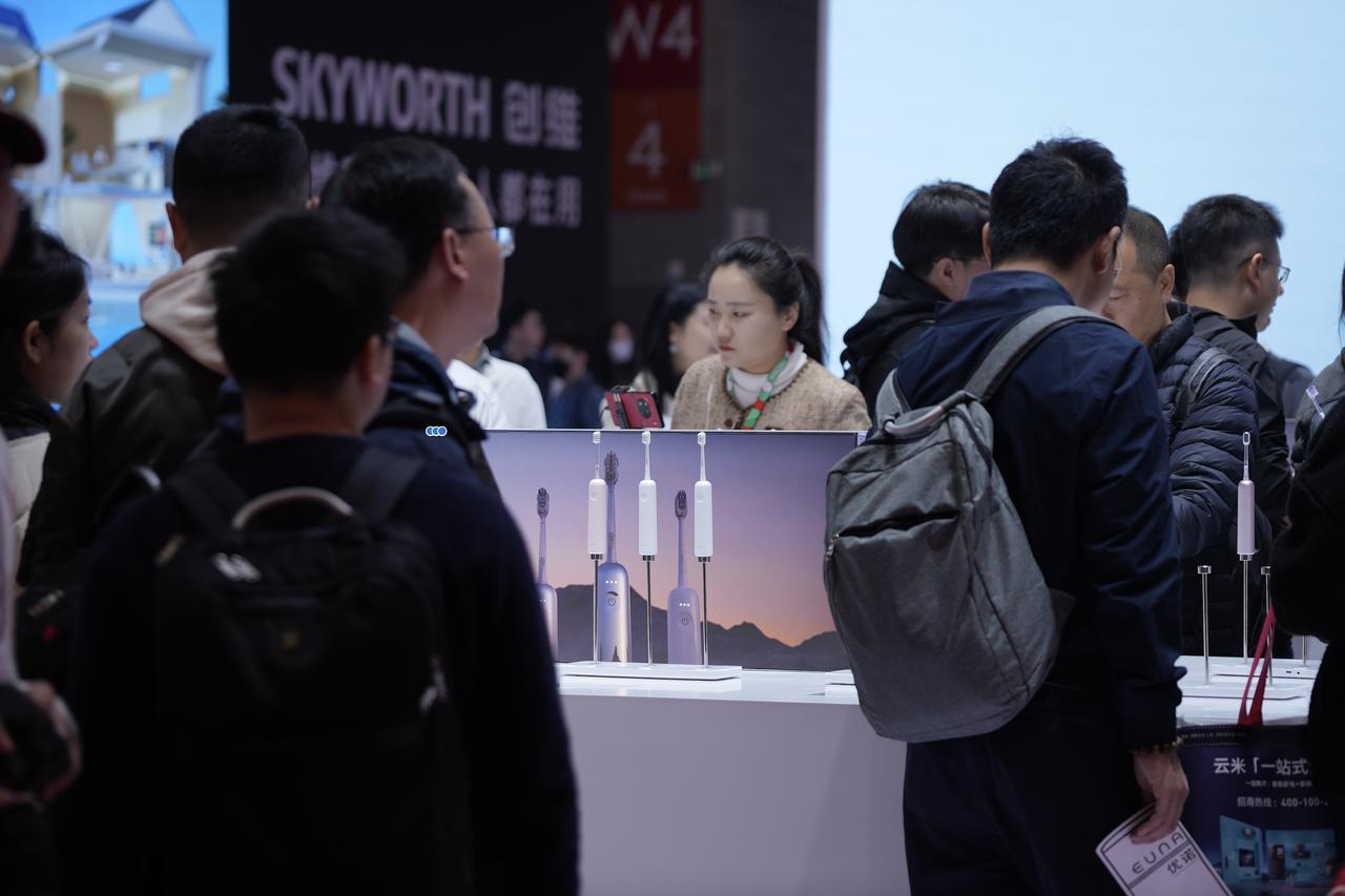 强强联手！！华为海思和徕芬科技现身2024年中国家电及消费电子博览会了，并且在华