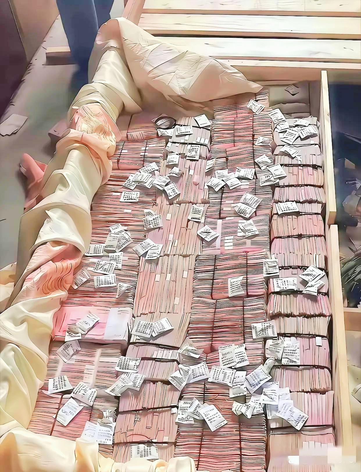 这样放钱比放在银行里安全多了，不过一定要注意一个问题，那就是一定要放上干燥剂，特