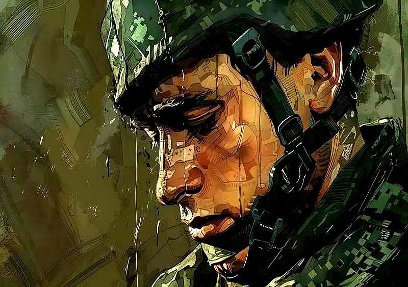 别傻了，袁朗选许三多进老A，根本不是看上他能吃苦。
老A里最不缺的就是狠角色，