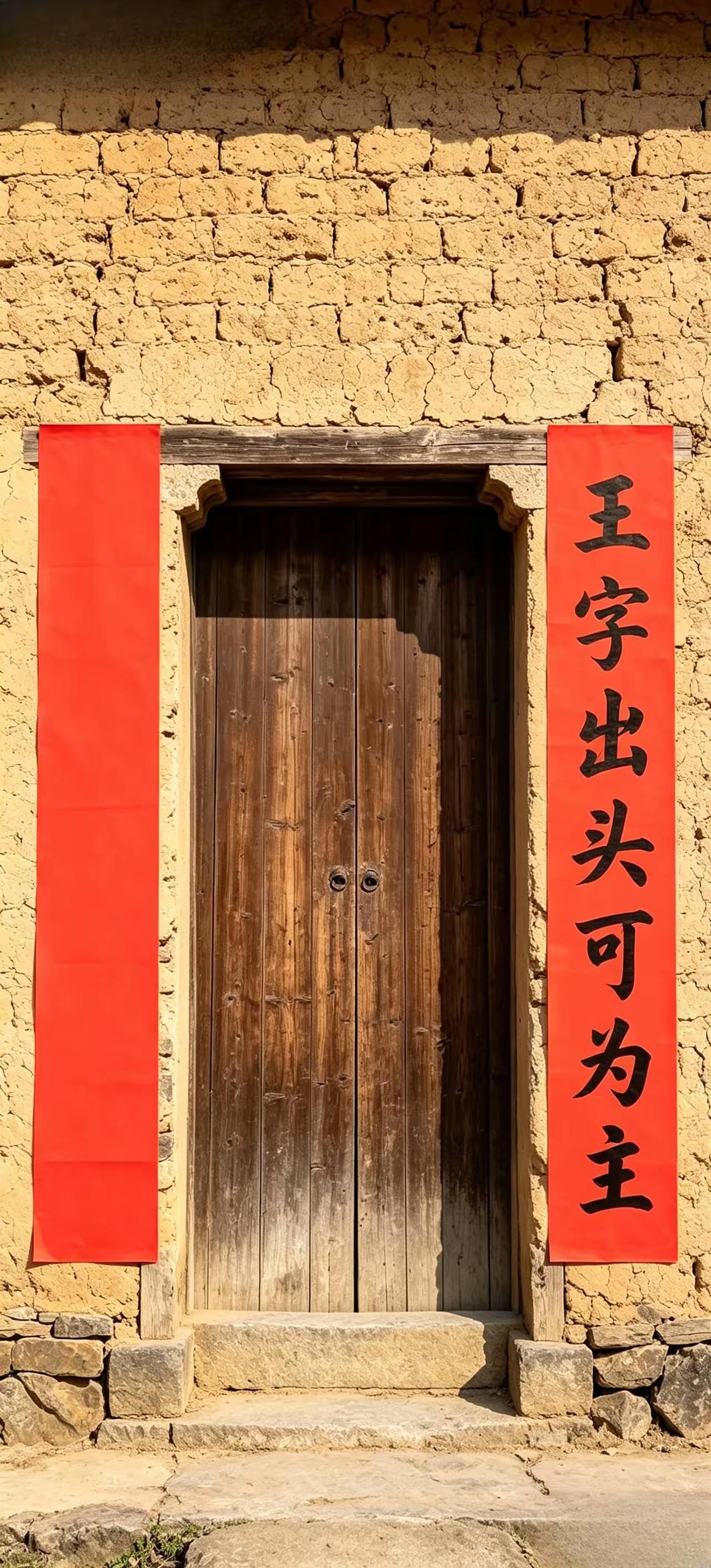 广东一位姓王的大爷，在家门口贴出一副对联，上联:王字出头可为主，下联空缺了999