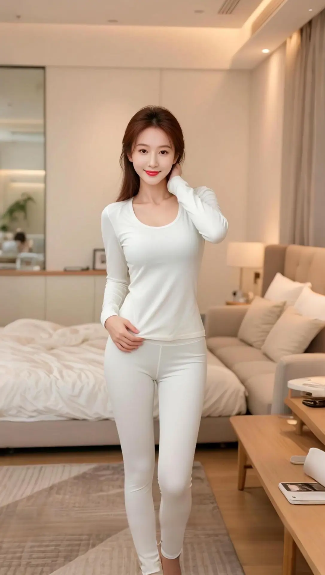 AI卧室素颜美拍 随变ai随便玩