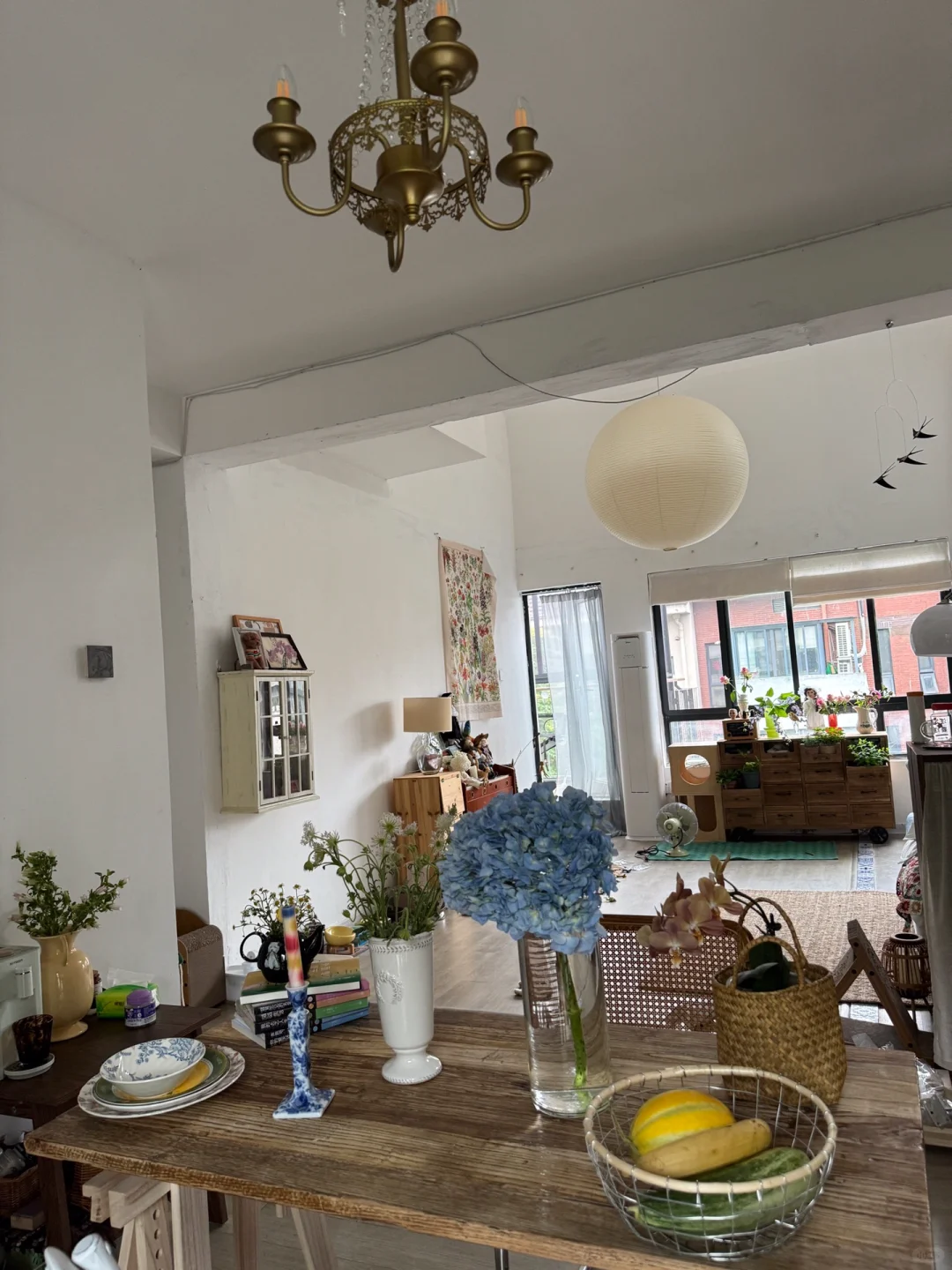 💰150淘的老榆木乡村复古餐桌