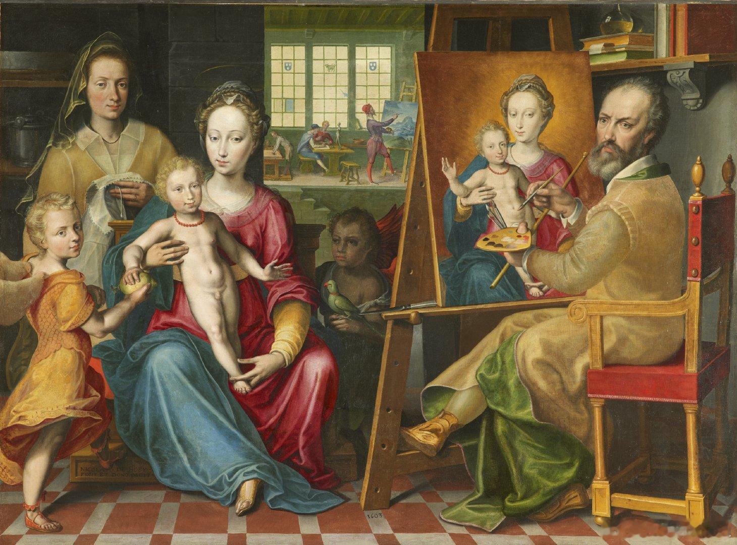 西洋历史文化鱼缸[超话] 荷兰画家Nicolas van Houy（1550– 