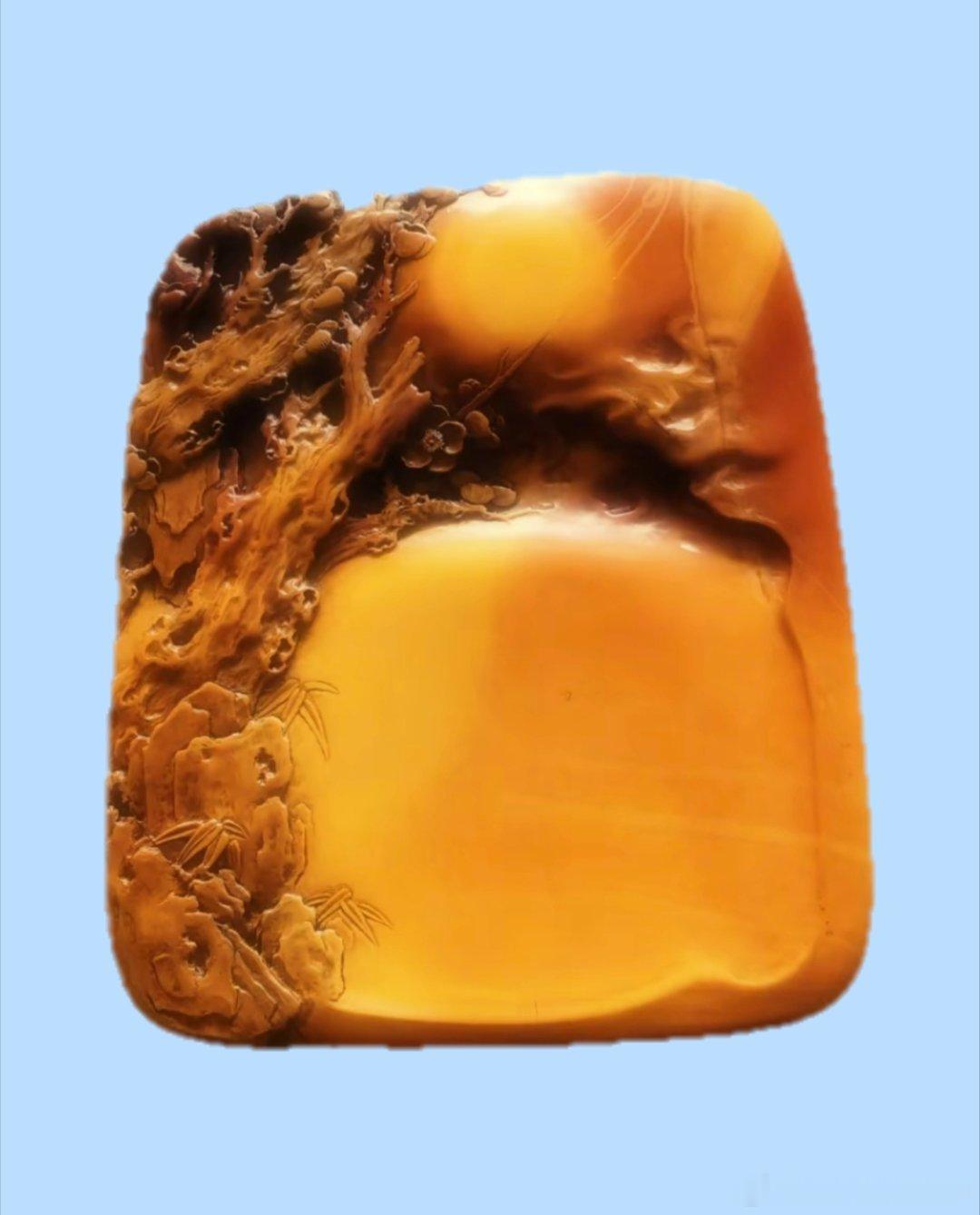 【精品展示】（二）砚台系列（5）：红丝砚❻～～资深雕刻师马成作品⑥。与师友们分享