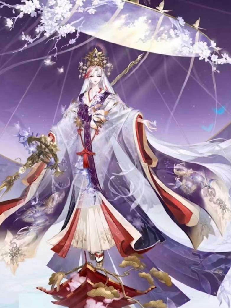 她，是一位魁梧女子…（中间忘了）…好一个能让金丝雀依偎的宽大肩膀。另：戴巫女天冠