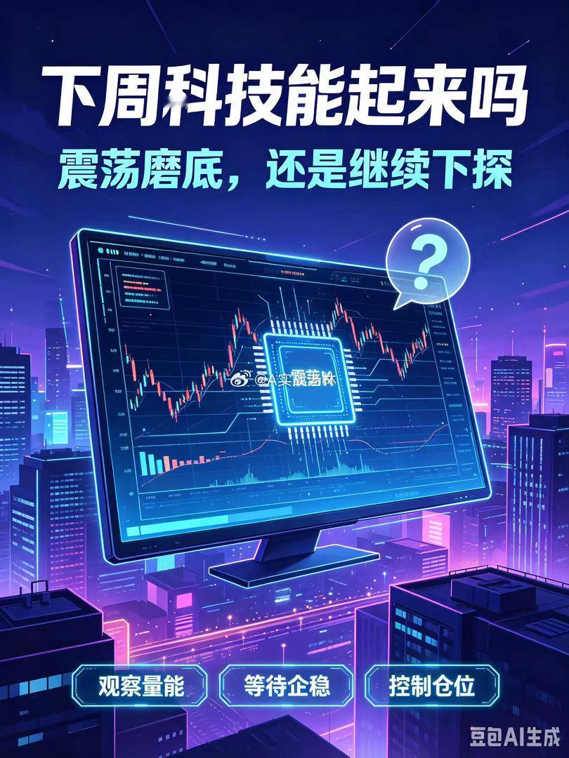 下周科技，还能起来吗？本周科技板块经历一波剧烈震荡，半导体设备、算力硬件盘中跳水
