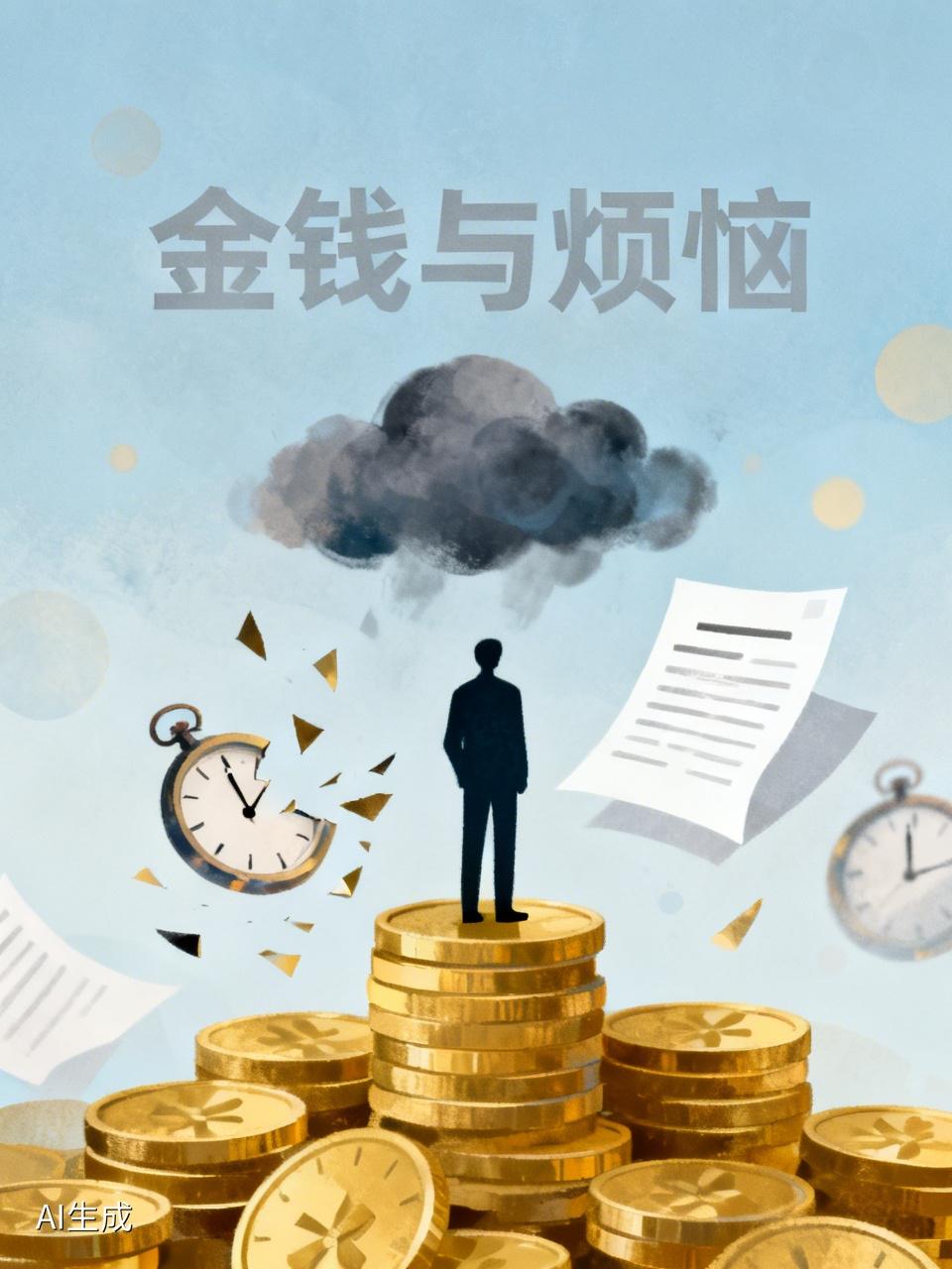 一个人有了钱就没有烦恼了吗？答案显然是否定的。我认识一个朋友，身家丰厚，物质上应