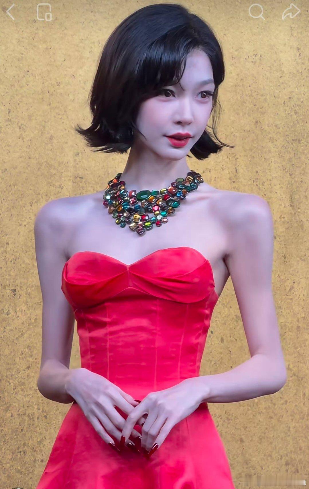 内娱这种瘦成骷髅的风气可以停止了吗 有人说过她普，但是从来没有人说过她胖啊，以前