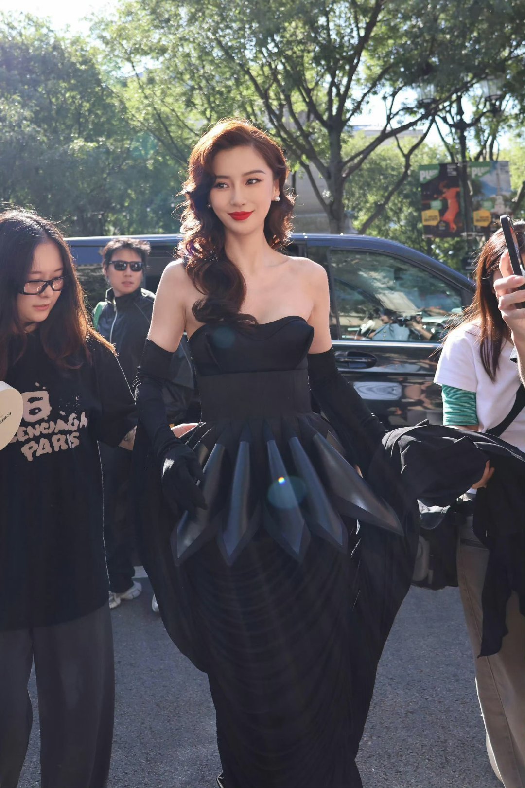 angelababy巴黎时装周第二套🖤 ​​​