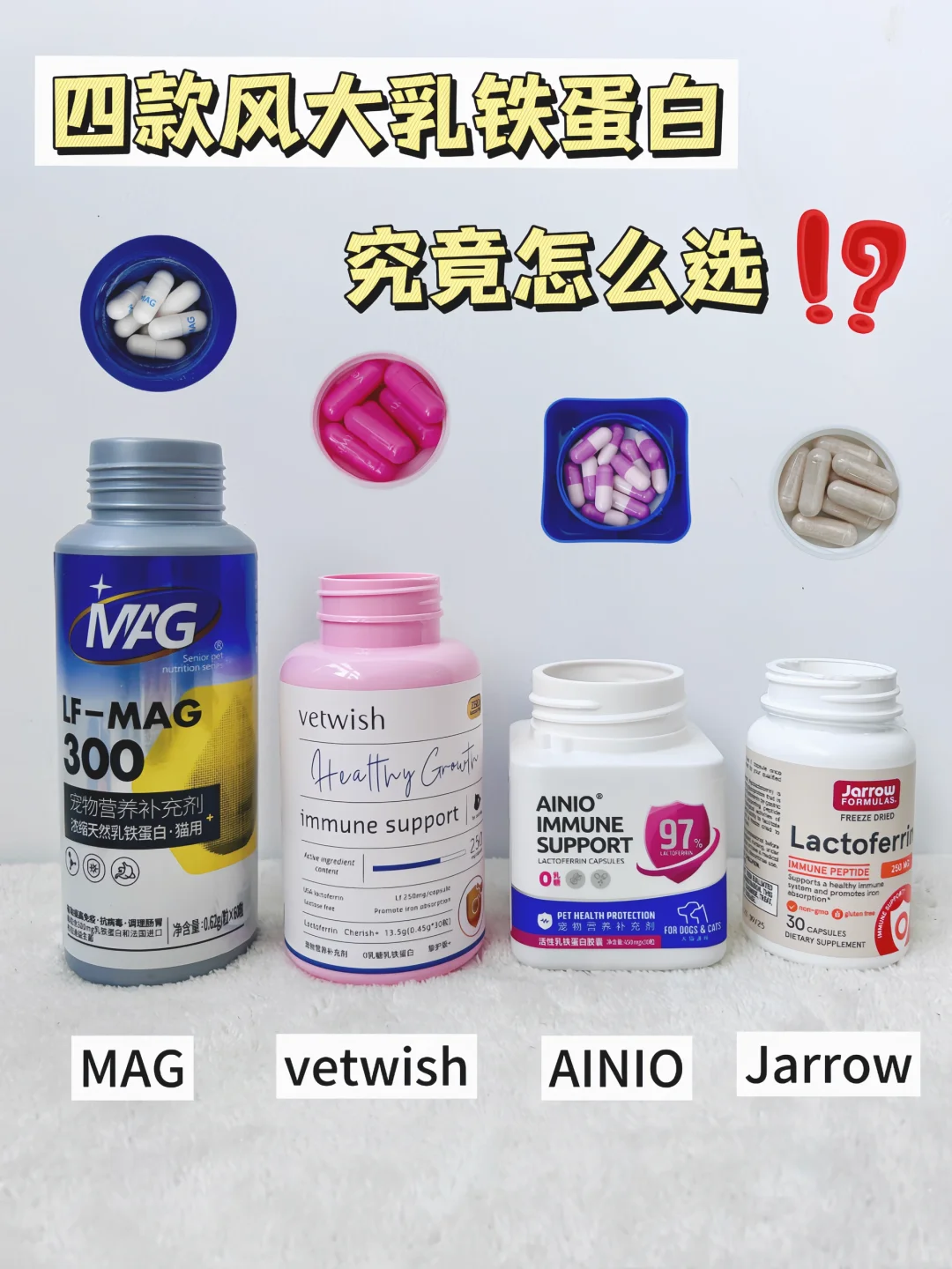 四款风大猫咪乳铁蛋白！告诉你究竟怎么选