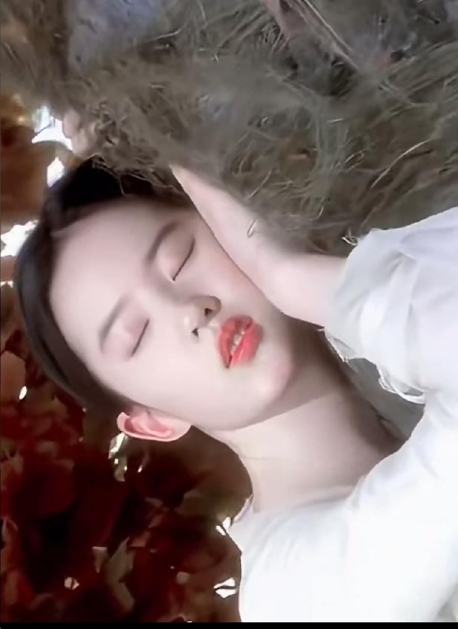 不愧是娱乐圈的第一美女！连睡着了都那么每件不可方物，就像是一个睡美人一样。美得让