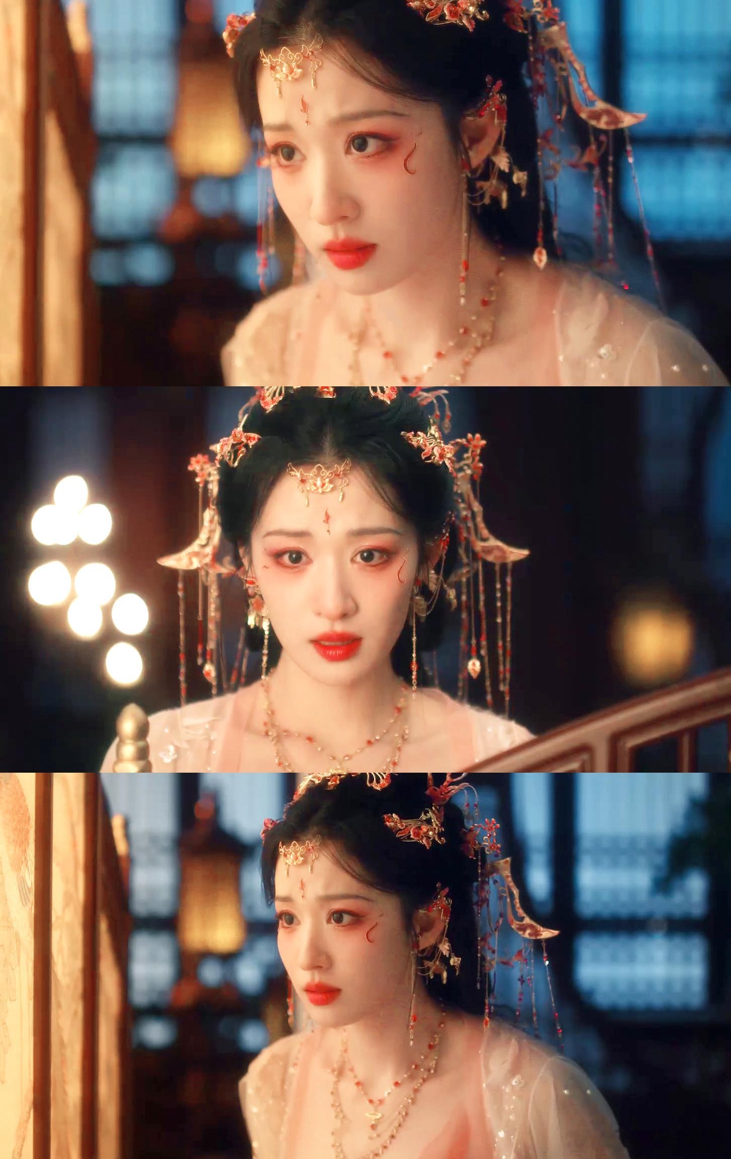 王楚然新剧优雅开场神人展开剧集成何体统王楚然演的妖妃太反差，优雅登场张嘴说英文，