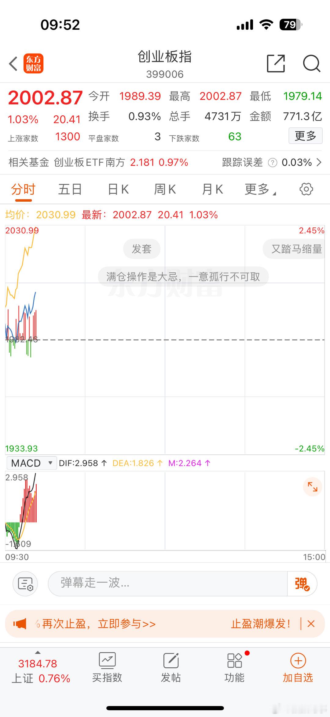 你们觉得今天能不能大涨3个点以上？[二哈] 