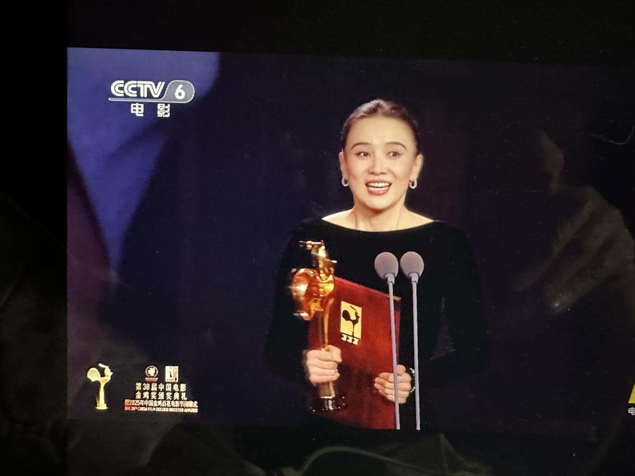 宋佳梅开二度，再次获得金鸡奖最佳女主角！
不错啊，宋佳心想事成再次获奖。
感觉她
