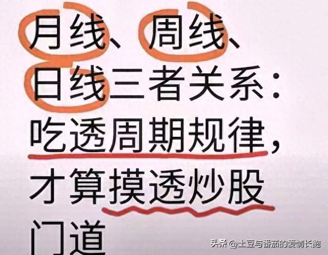 日线是浪花、周线是潮汐、月线是洋流——三句话把周期说透