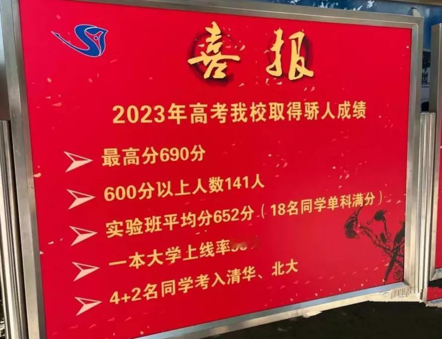 北京57中这高考成绩能配得上“七小强”的称呼么？600分以上141人，98%的学