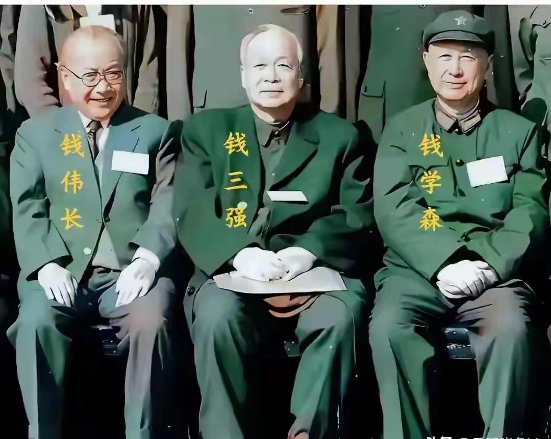 钱家门庭旺，
人才嘎嘎棒。
三位科学家，
功绩不能忘。