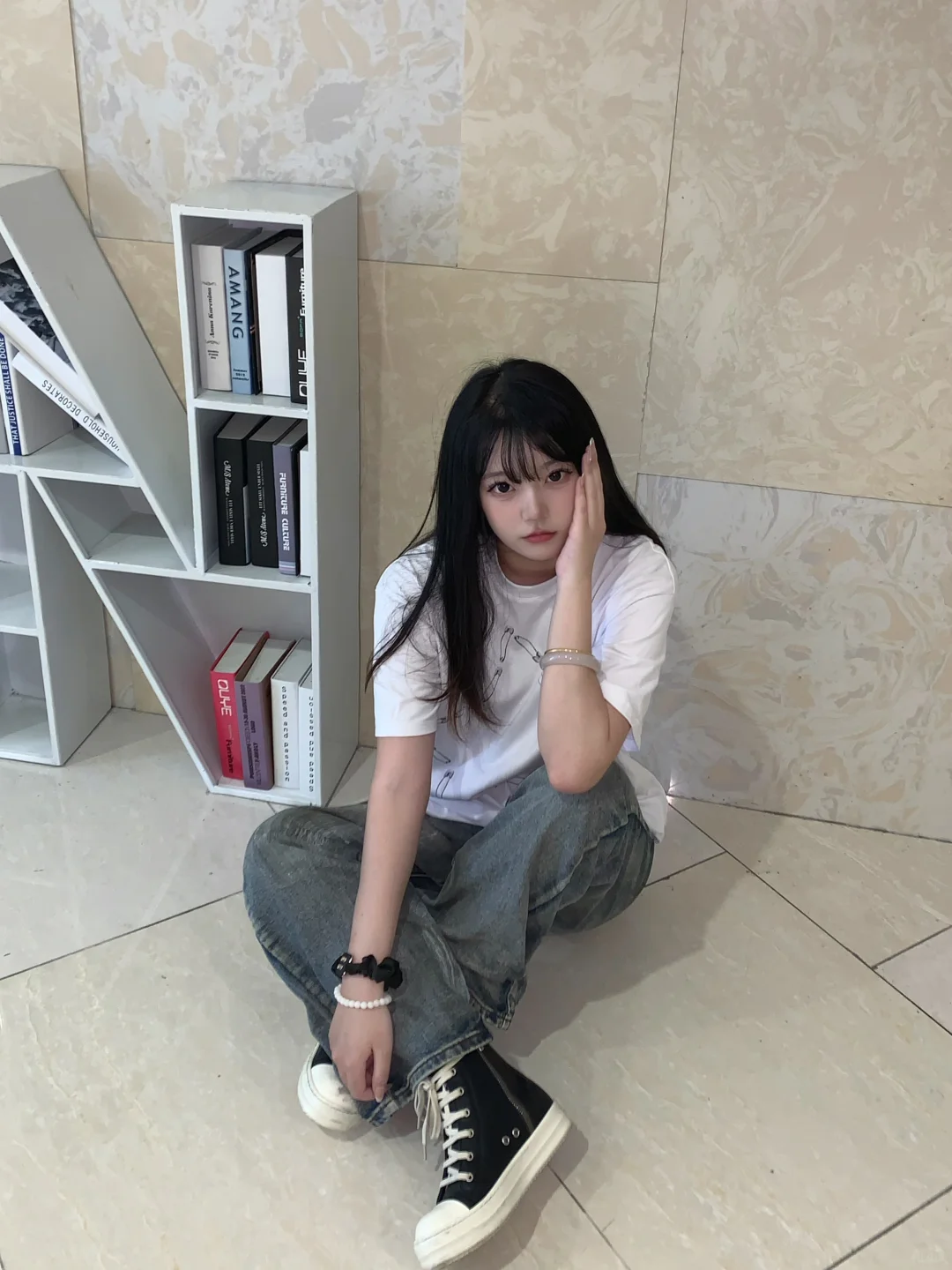 啊啊啊！！做旧牛仔裤这么百搭
