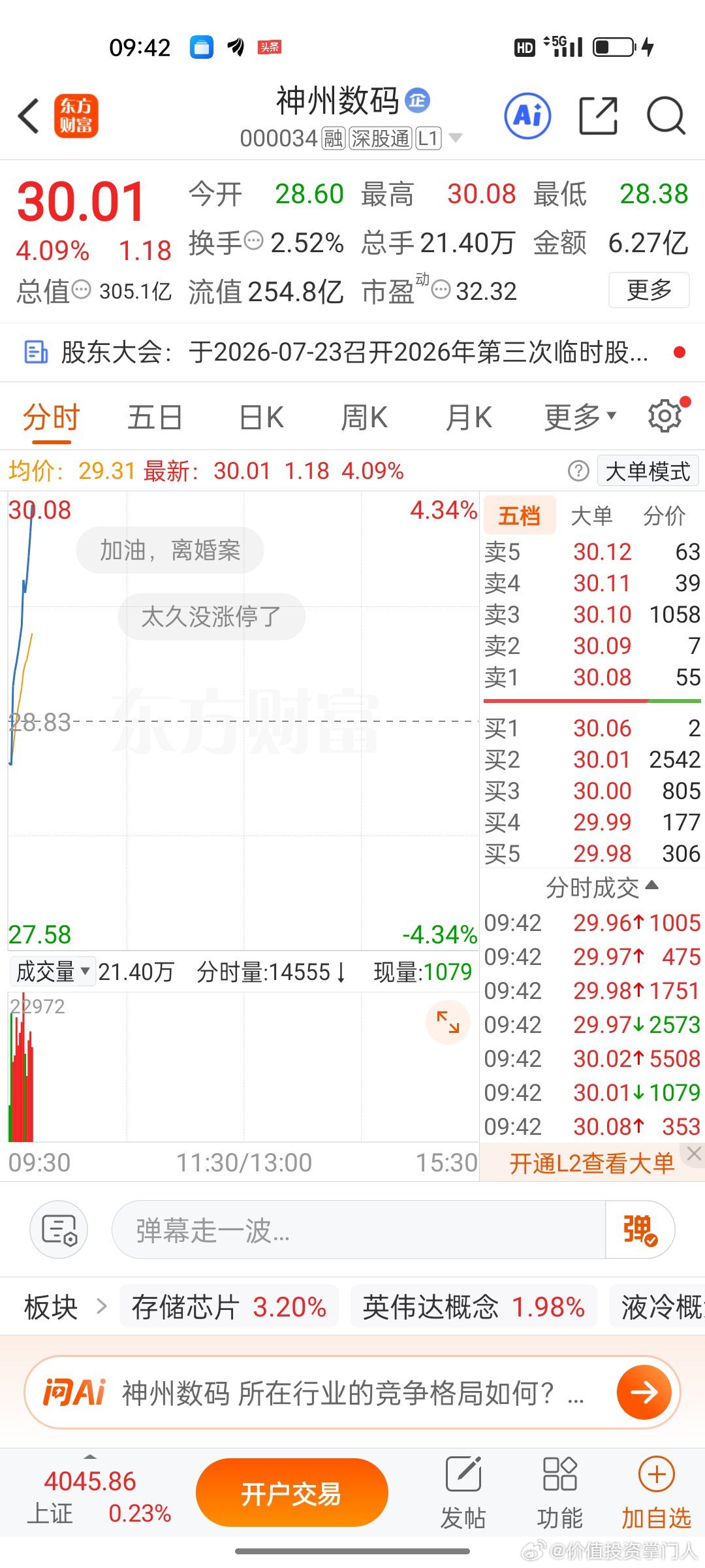 神州数码大长腿来了，跟上的朋友扣888 