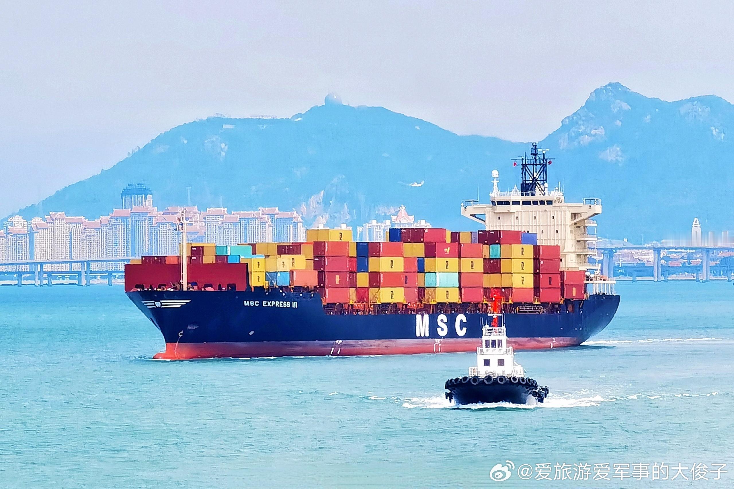 MSC EXPRESS III 集装箱船#每周一船##船舶# ​​​