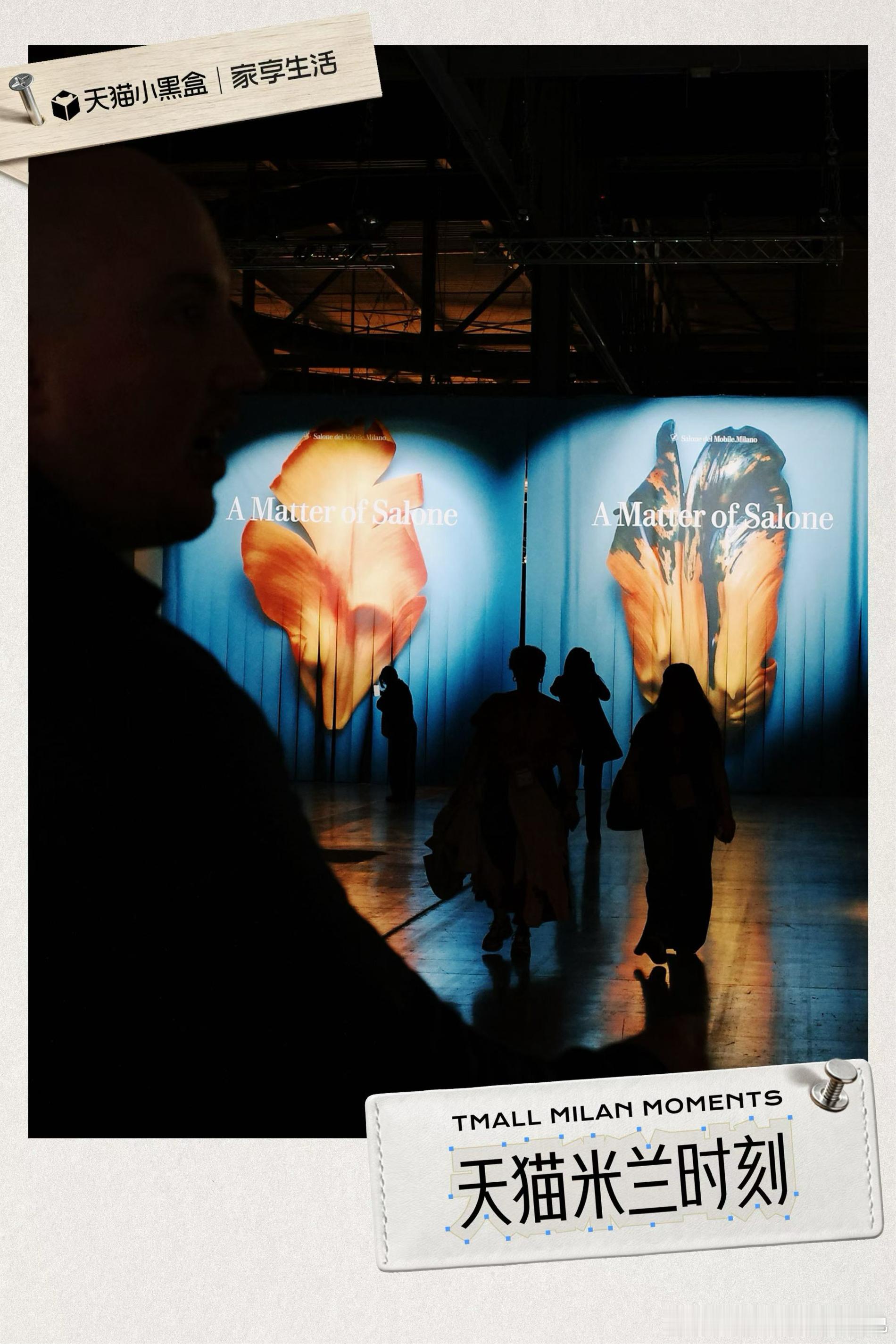 翻相册翻到停不下来📱 米兰设计周的速递照片，每一张都想当壁纸。天猫的镜头是不是