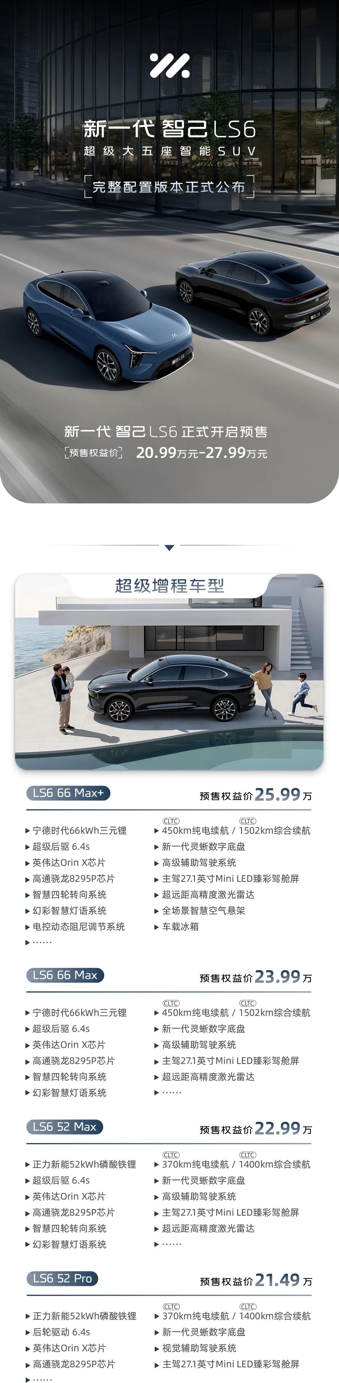 智己在发布会开完两天之后公布了个具体的LS6配置发布会上没讲现在讲，这是什么操作