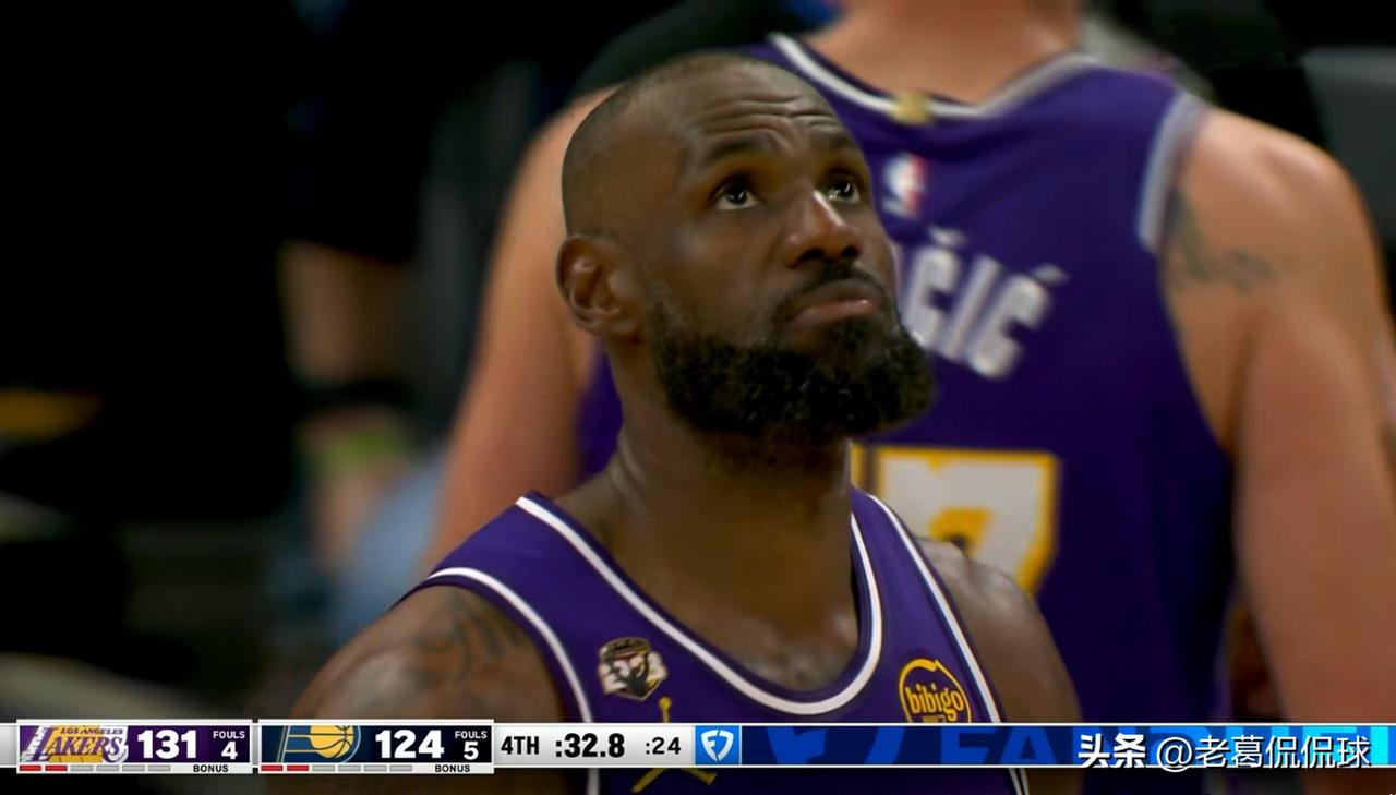 湖人巨星詹姆斯真是太讨厌刷数据了！在今天湖人客场以137：130战胜步行者的比赛