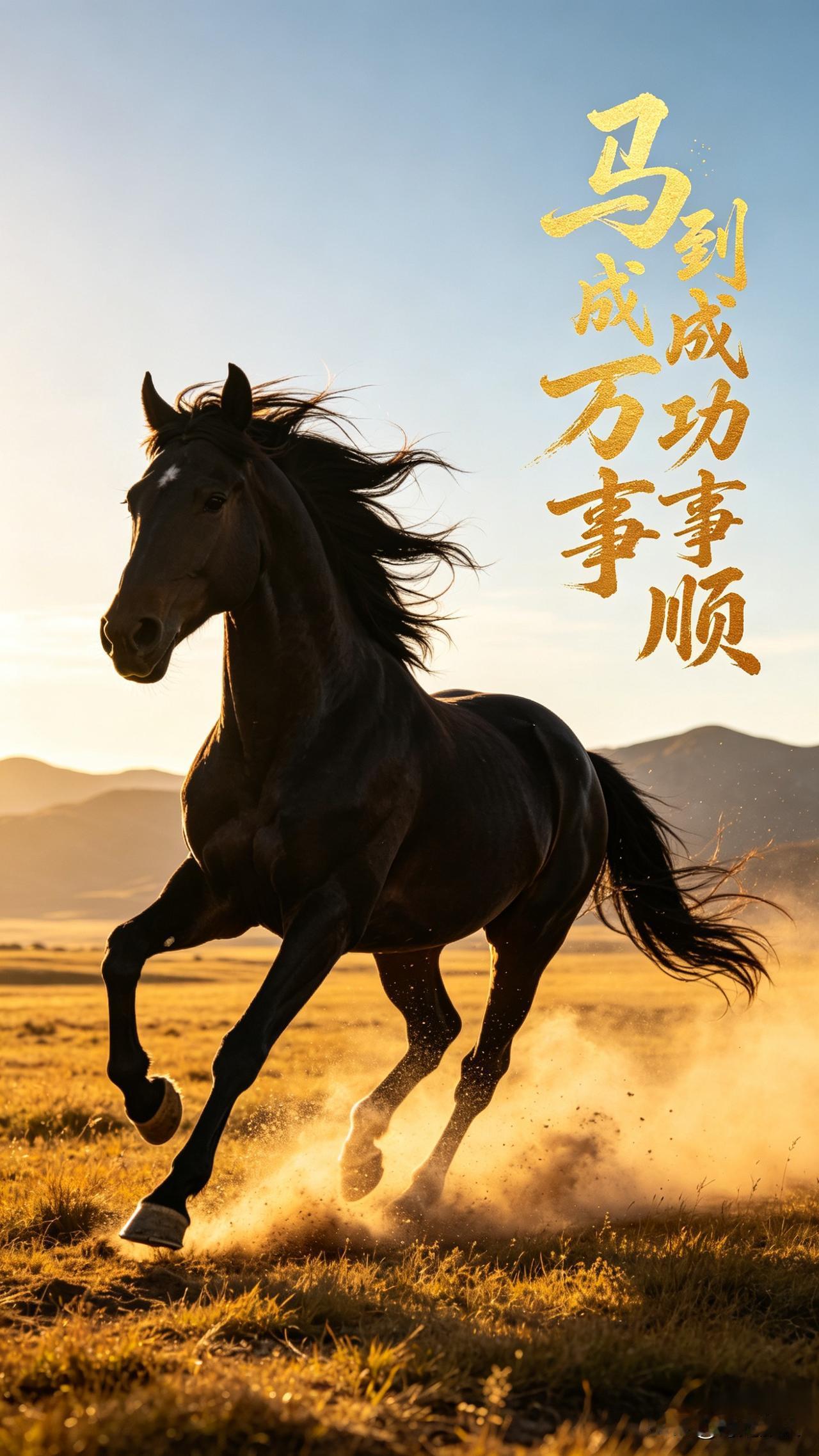 马年就得配马年的联！
这句算是马年里很经典的一句了，不算难对，但越对越有味道。