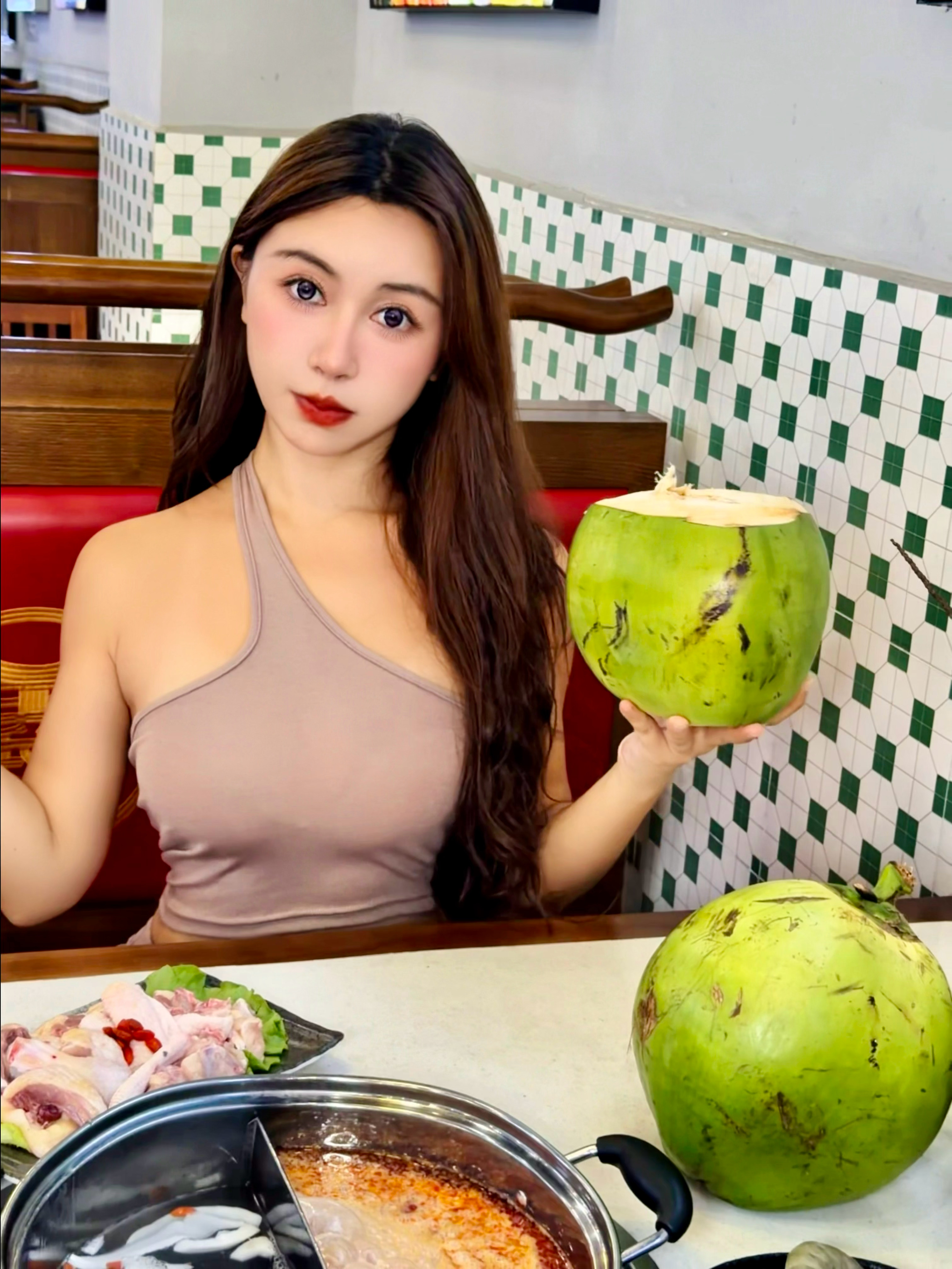 海口好吃的美食 海口·海岛糟粕醋·椰子鸡(滨涯店)
