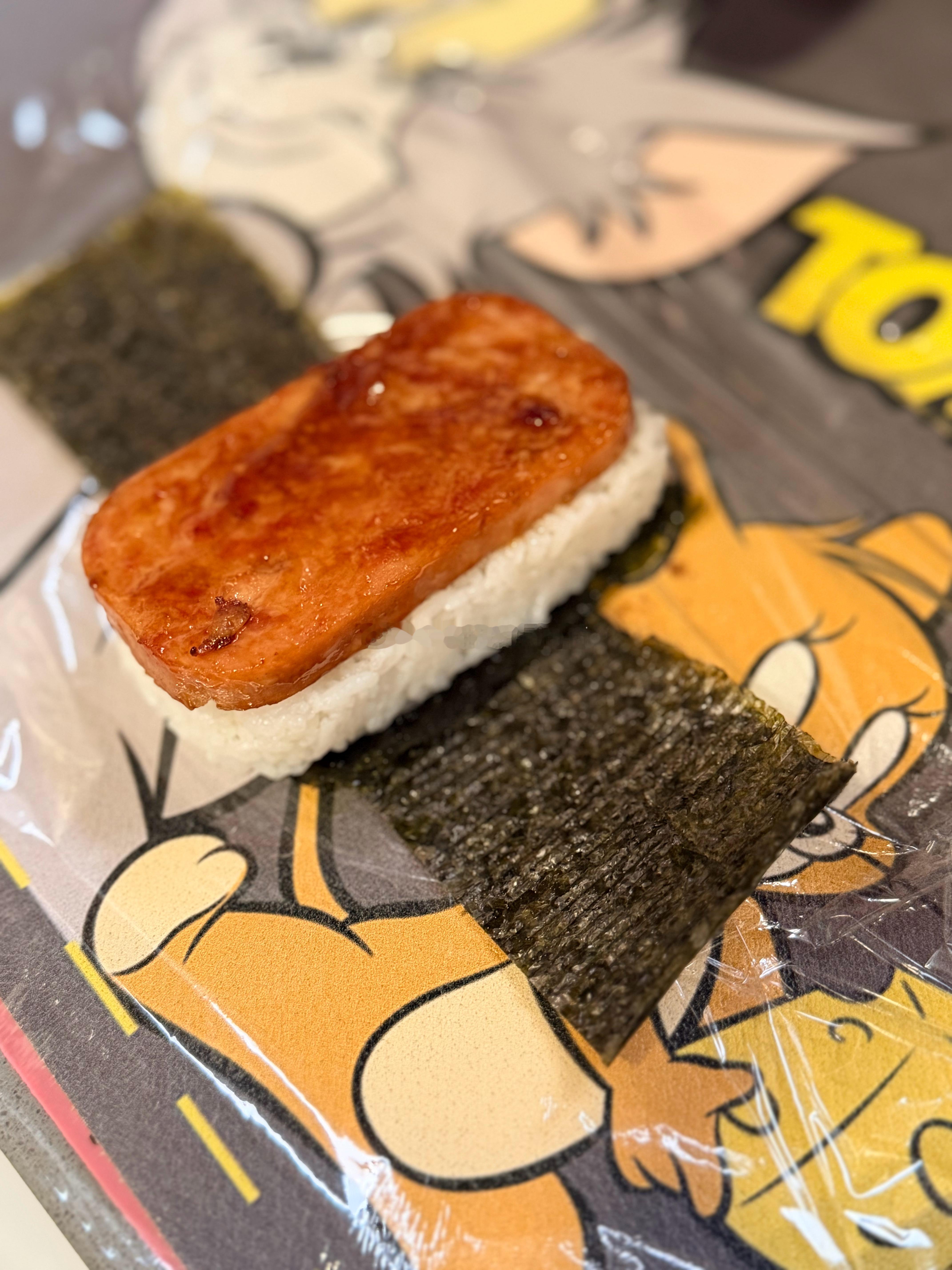 我小姨做这个夏威夷饭团子一绝小孩子点名都要吃做了好几次 