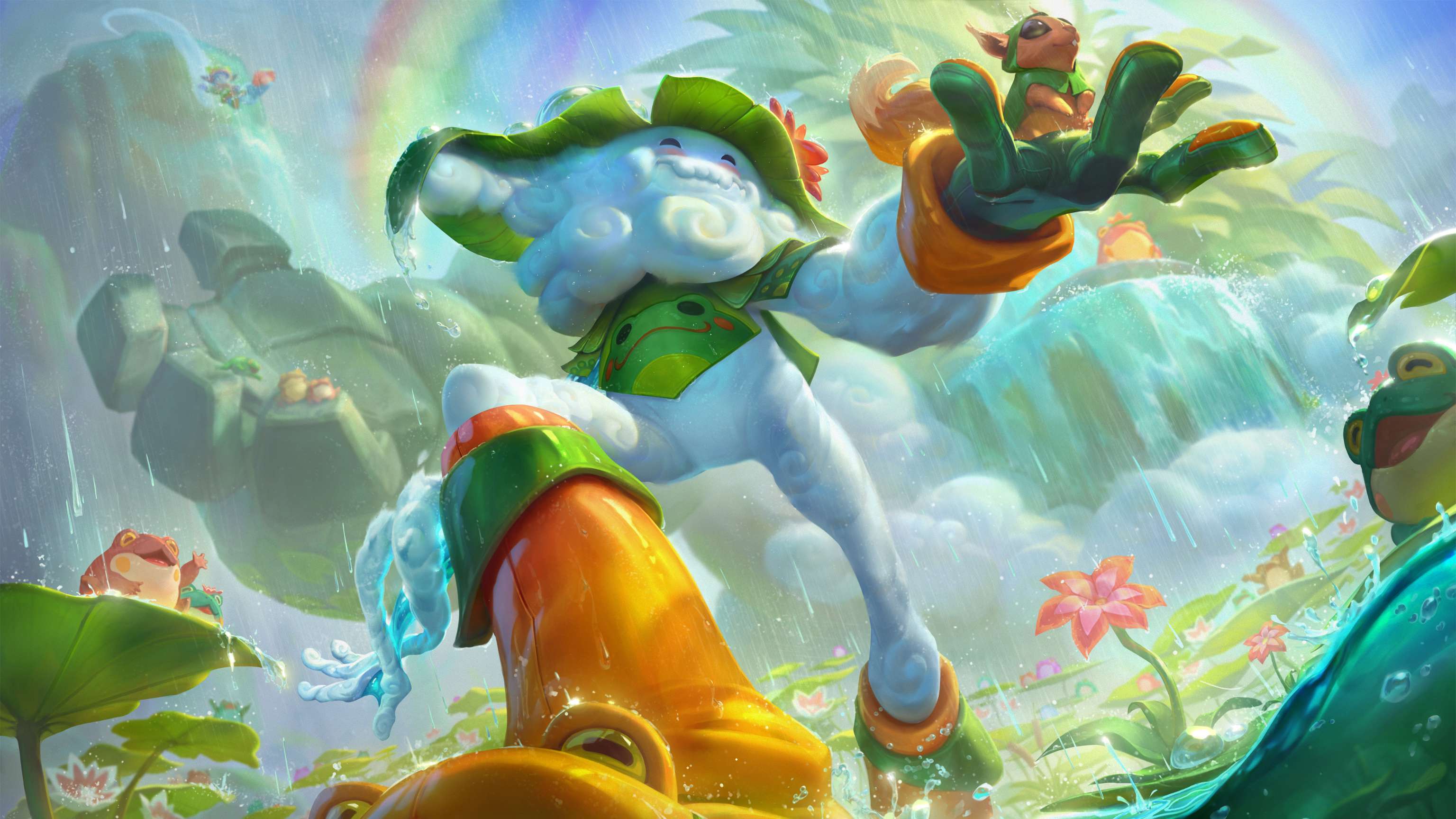 LOL新皮肤 青蛙雨衣 艾翁原画（高清版）英雄联盟