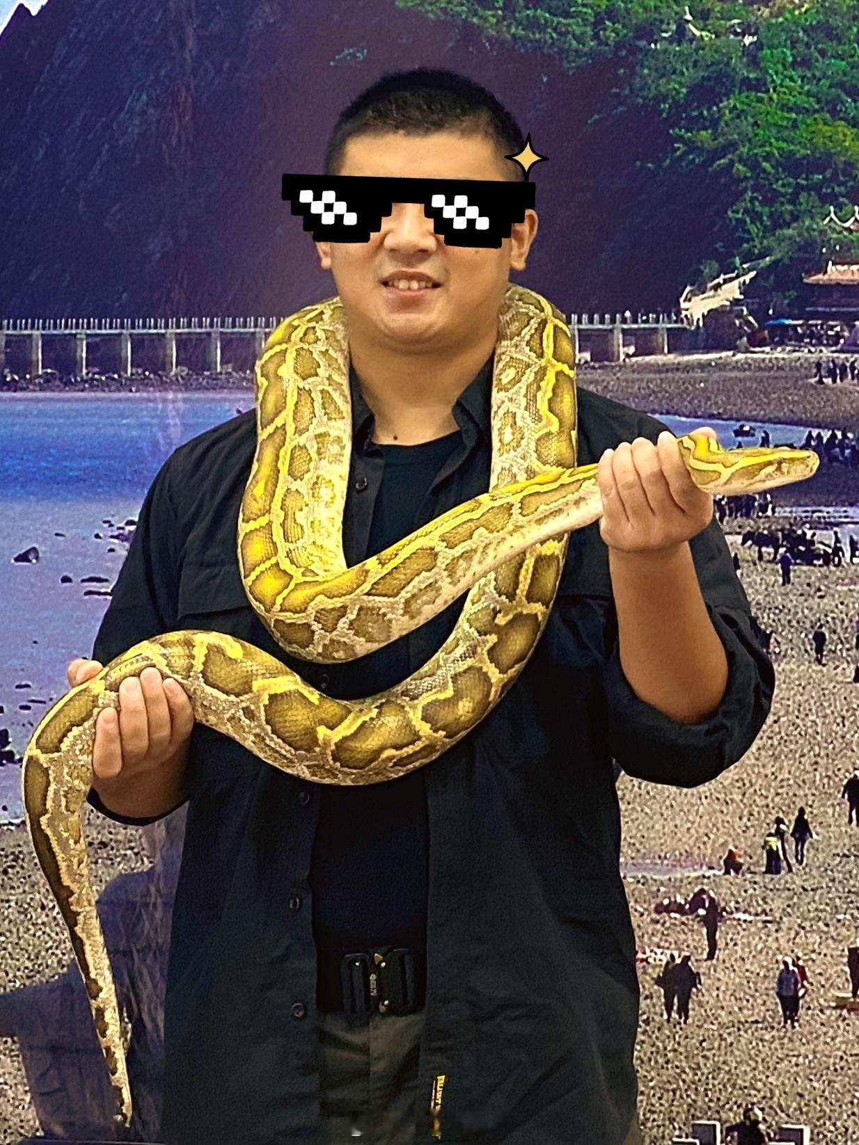 祝大家蛇年金蟒缠身富贵一生[酷] 