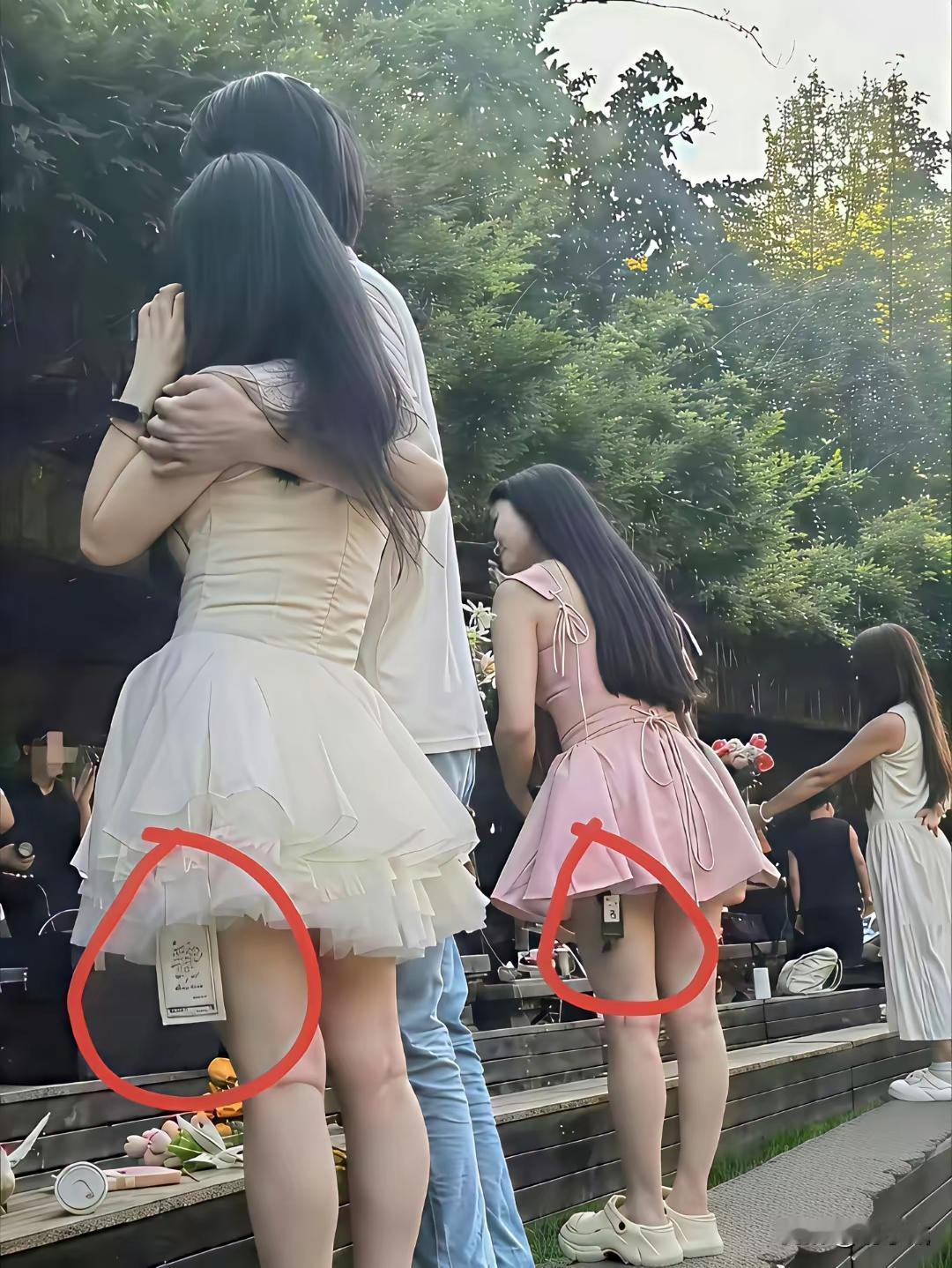 你说我要是从后面给她们都把吊牌都剪了，会出现什么情况？会赔钱吗？