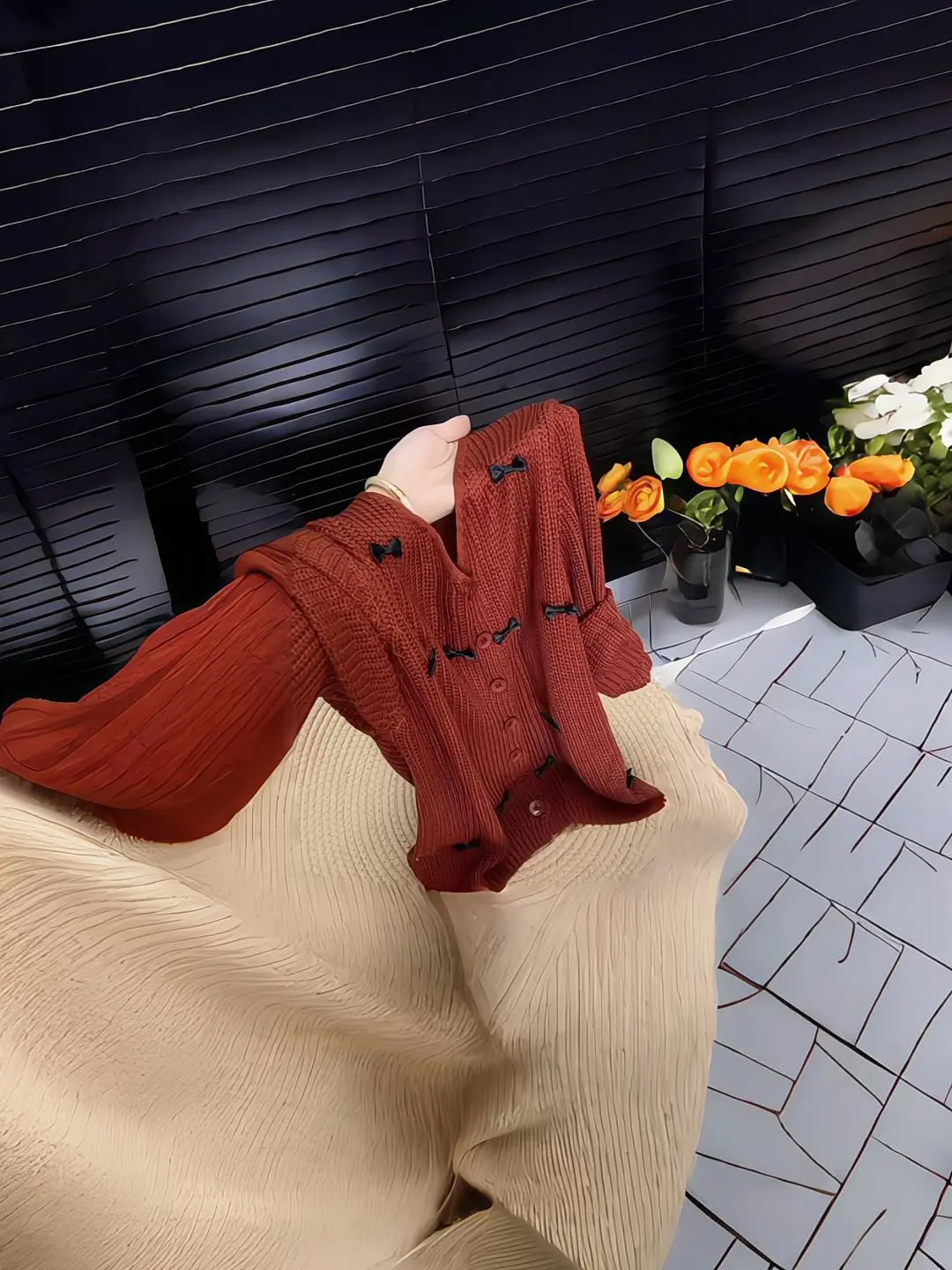 每日分享 针织衫 毛衣穿搭 穿搭穿搭 早秋穿搭