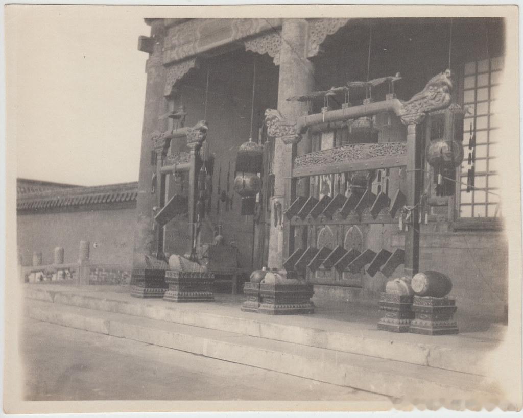 清末北京故宫，天坛乐器老照片老照片 老北京