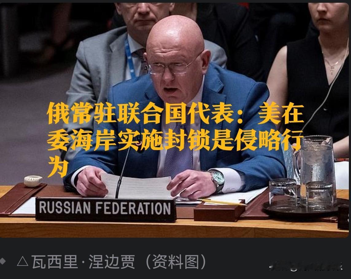 俄常驻联合国代表：美在委海岸实施封锁是侵略行为

   据外媒报道当地时间23日
