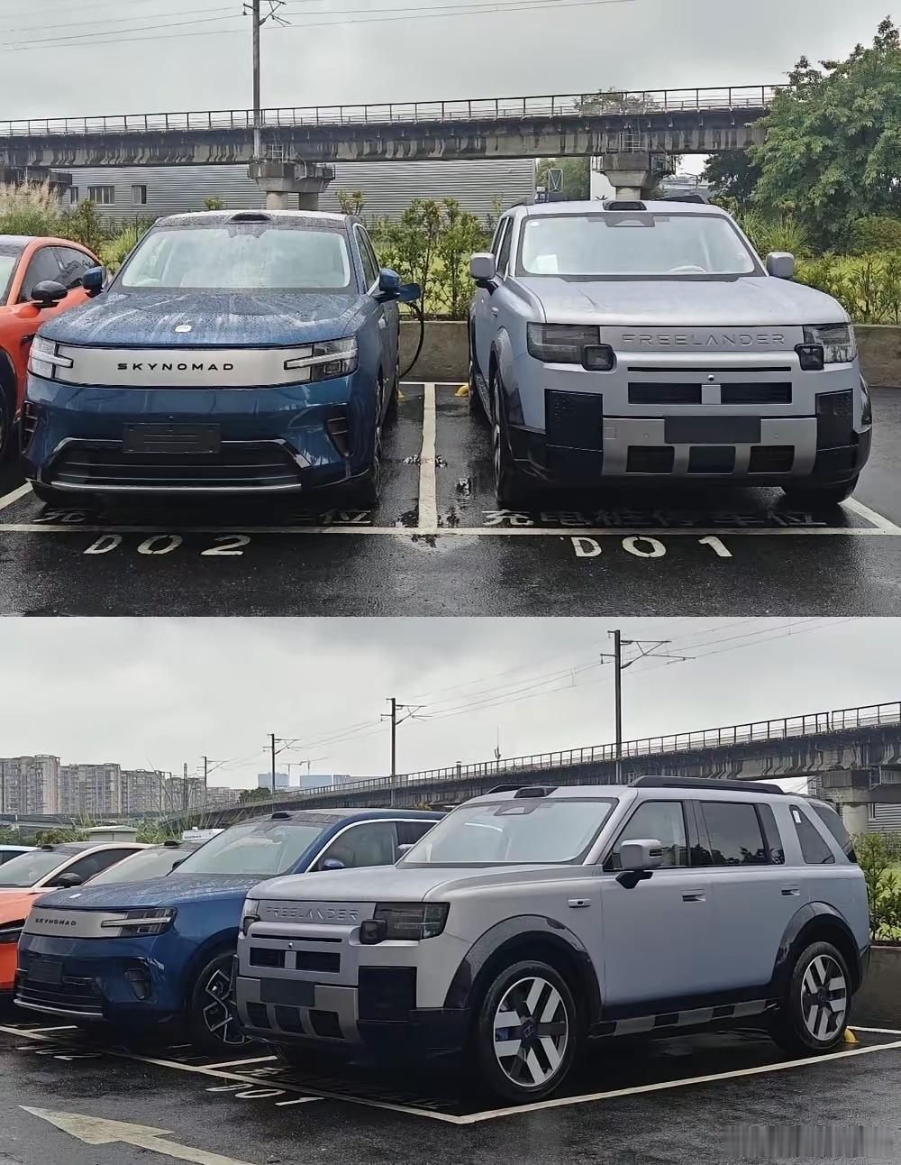 这俩车能比的，也只有外观了？ 