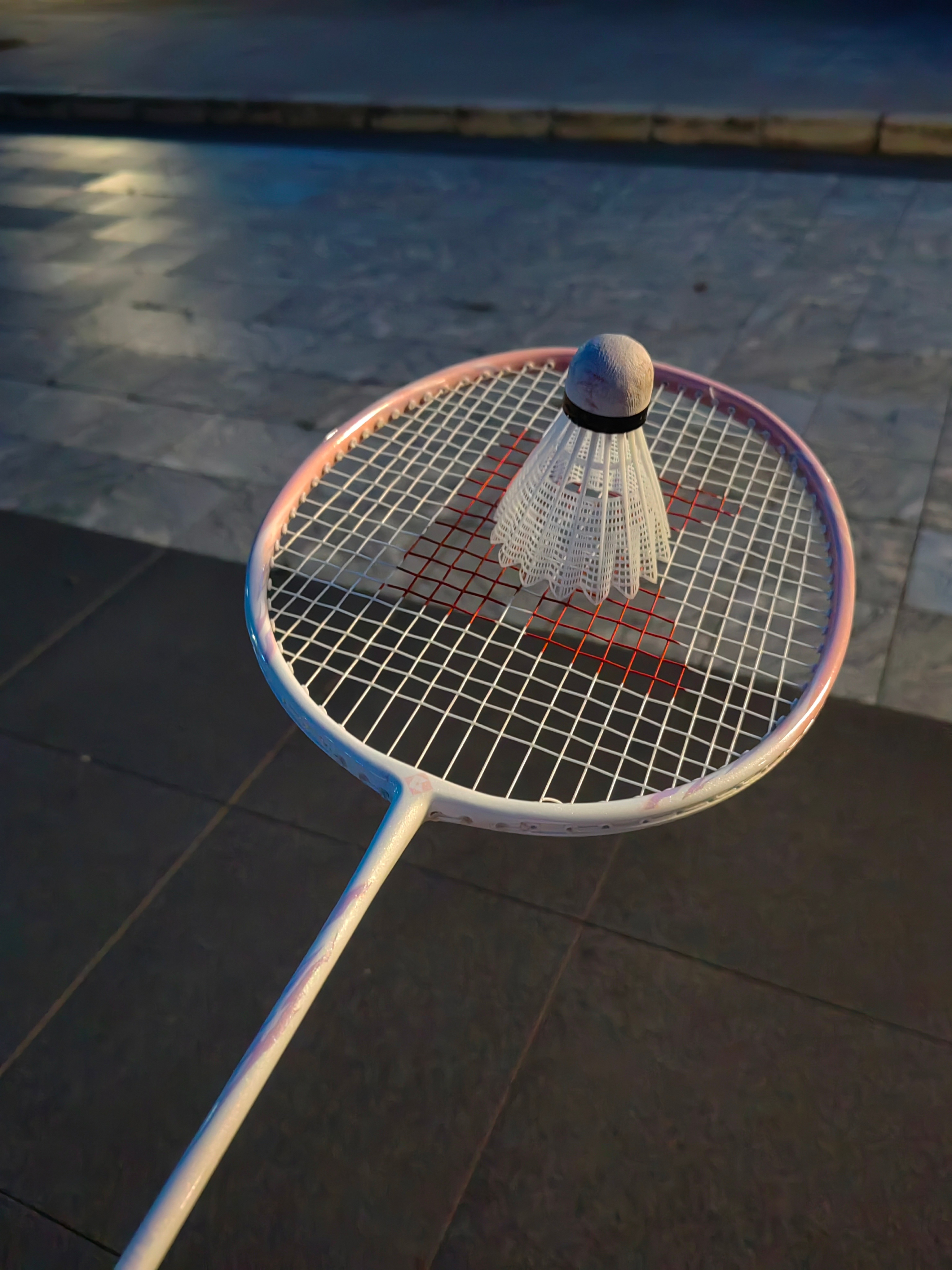 不爱运动！打几下羽毛球🏸就累了